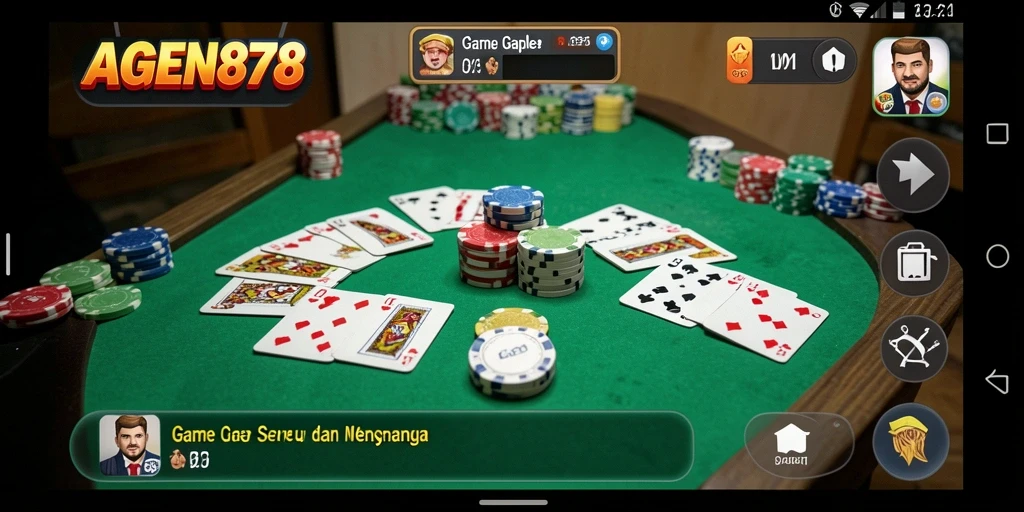 Tampilan menarik dengan gameplay Gaple yang seru.