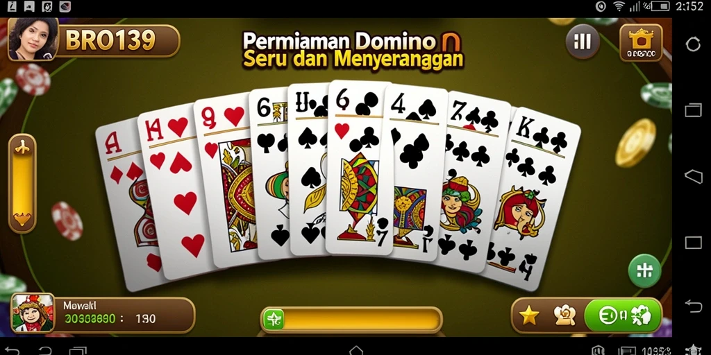 Tampilan gameplay seru dalam BRO138 yang membuat Domino semakin menarik.