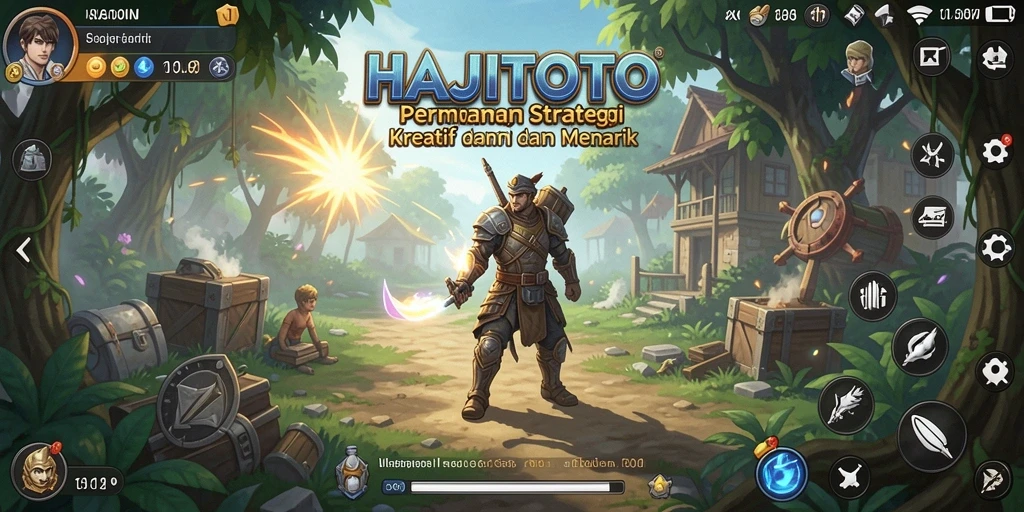 Tampilan gameplay HAJITOTO yang menakjubkan dan strategis.