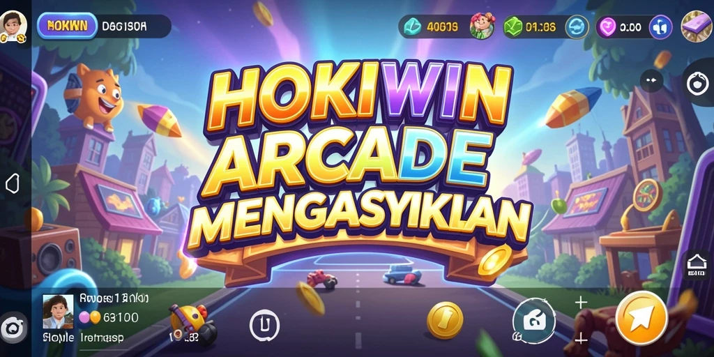 Tampilan gameplay HOKIWIN yang penuh warna dan seru.