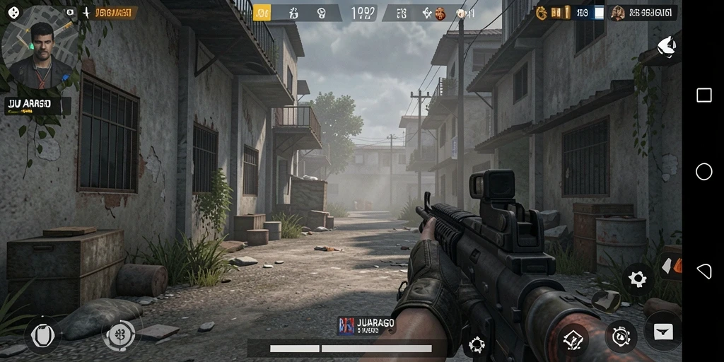Tampilan gameplay JUARAGO yang intens dan mendebarkan.