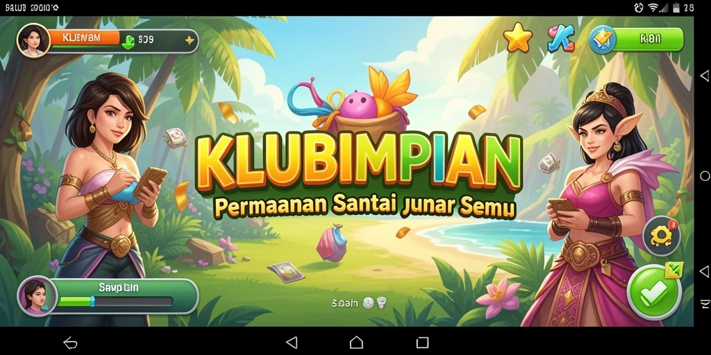 Tangkapan layar KLUBIMPIAN menampilkan gameplay yang mengasyikkan dan penuh warna.
